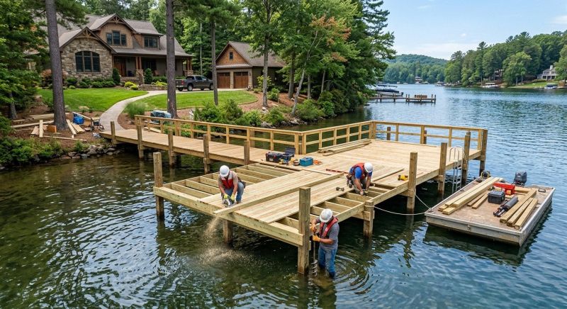 Boat Dock Construction in Roswell, GA