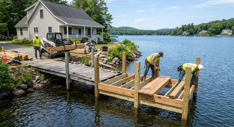 Pond Dock Construction in Littleton, CO
