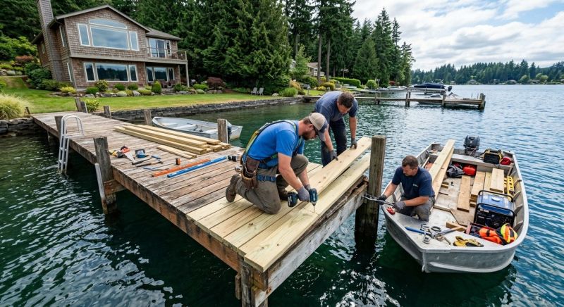 Water Dock Repair in Roswell, GA