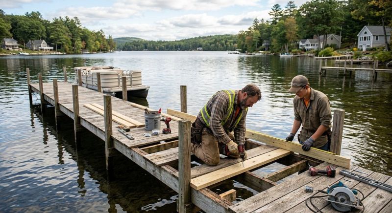 Wood Dock Repair in Olathe, KS